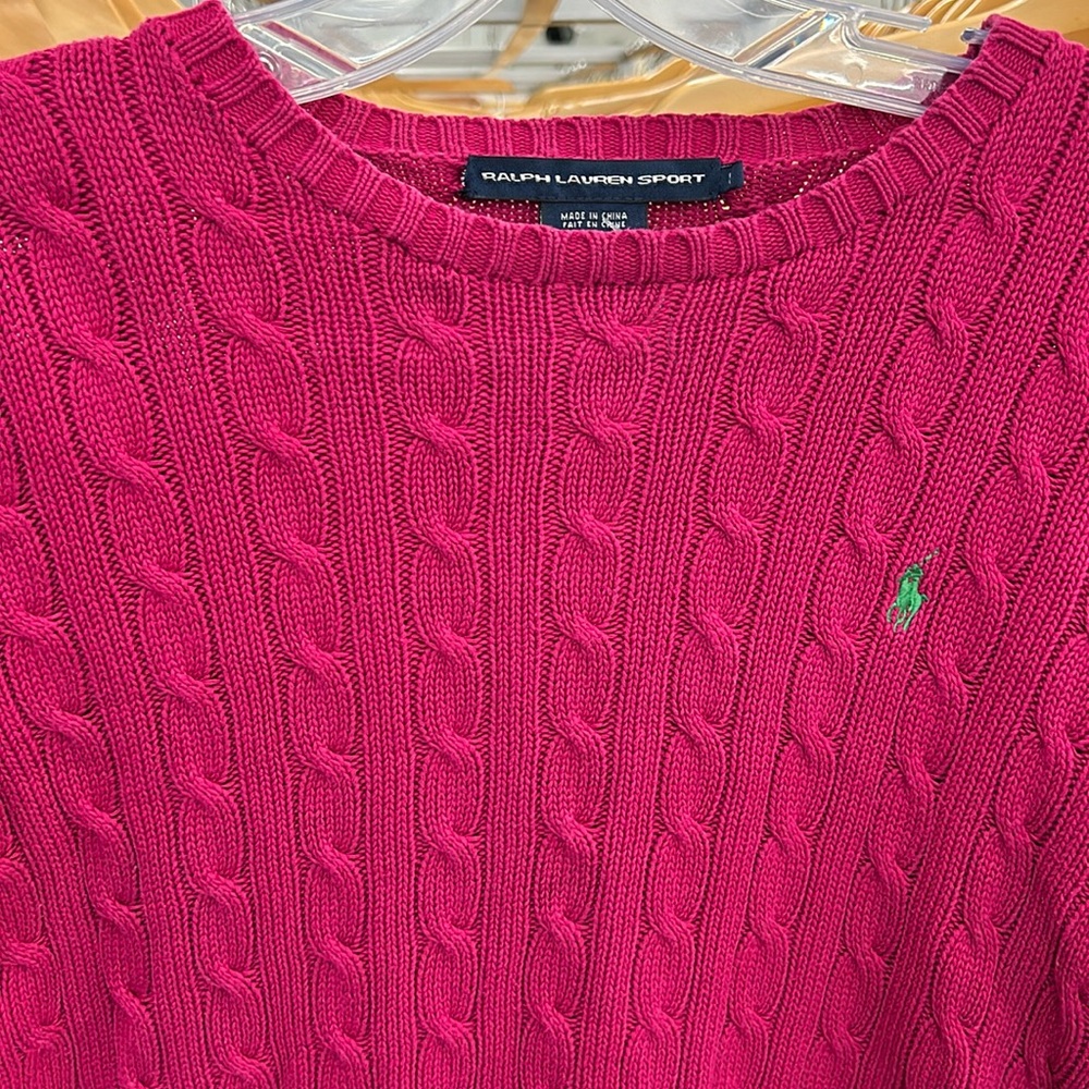 NWOT Ralph Lauren Sport 100% Cotton crew neck sweater